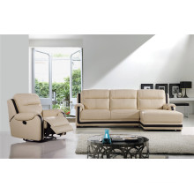 Functional Furniture Leather Sofa with Chaise